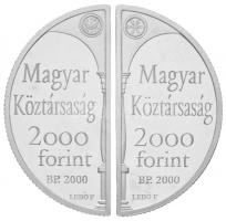 2000. 2000Ft Ag "Lórántffy Zsuzsanna / Sárospatak" (2xklf) T:PP Hungary 2000 Forint Ag &qu...