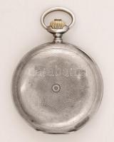 Intact duplafedelű ezüst(Ag) zsebóra, másodpercmutatóval, hibátlan számlappal, üveg nélkül, jelzett,...