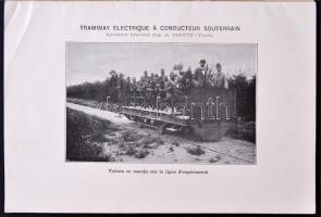 1895 Traction Électrique á conducteur souterrain pour tramways, Alfredo Diatto, pp.:15, 27x18cm