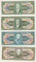 Brazília ~1940-1960. 8db-os vegyes bankjegy tétel T:I-III Brasil ~1940-1960. 8pcs of mixed banknotes C:UNC-F