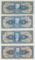 Brazília ~1940-1960. 8db-os vegyes bankjegy tétel T:I-III
Brasil ~1940-1960. 8pcs of mixed banknote...
