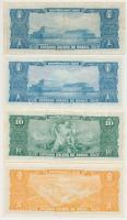 Brazília ~1940-1960. 8db-os vegyes bankjegy tétel T:I-III
Brasil ~1940-1960. 8pcs of mixed banknote...