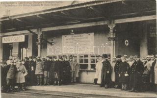 Nowy Sacz, Neu Sandez, Újszandec; Herbaciarnia Czerwonego Krzyza / Red Cross Tea House at the railway station (wet corner)