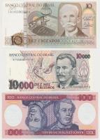 Brazília ~1980-1990. 6db klf bankjegy T:I
Brasil ~1980-1990. 6pcs of diff banknotes C:UNC
