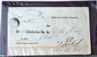 Vegyes militária tétel: tábori levelezőlapok, fényképek, képeslapok, gyűrű berakóba rendezve, összes...