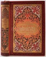 Arany János összes munkái. III. kötet. Elbeszélő költemények. Bp., 1884. Ráth Mór. Kiadói, festett, aranyozott egészvászon-kötésben, aranyozott lapszélekkel. A gerinc felső részén kisebb sérülés, a címlapon tulajdonosi bélyegző, az első előzéklap hiányzik, a hátsó tábla enyhén foltos. A tábla kifejezetten szép állapotú.