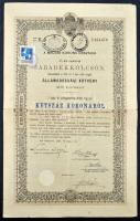 Budapest 1900-1903. "A Magyar Korona Országai 4%-kal Kamatozó Törlesztéses Kölcsön" 100K, ...