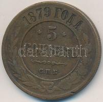 Orosz Birodalom 1879. 5k Cu "II. Miklós" T:3 ph.
Russian Empire 1879. 5 Kopeks Cu "N...