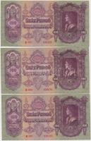 1930. 100P (6x) sorszámkövetők T:I-,II