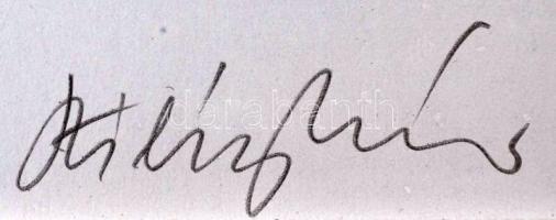 Szilvásy Nándor (1927-2011): Hegedűk. Szitanyomat, papír, jelzett, számozott (100/34), 44×33 cm