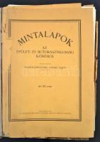 Gyenes Lajos: Mintalapok az épület- és bútorasztalosság köréből. Bp., 1930, Athenaeum. Számos érdekes mintalappal, kissé megviselt mappába rendezve.