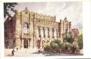 10 db RÉGI, megíratlan városképes képeslap, 2 db agrár propaganda lappal, vegyes minőség / 10 old, u...