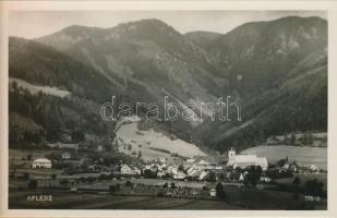 Osztrák képeslapfüzet 12 db, megíratlan, fekete-fehér városképes képeslappal; a Trofaiach-i 'El...