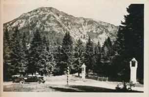 Osztrák képeslapfüzet 12 db, megíratlan, fekete-fehér városképes képeslappal; a Trofaiach-i 'El...