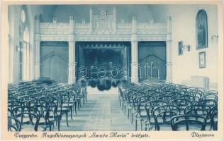 Veszprém, az Angolkisasszonyok 'Sancta Maria' Intézetének jó állapotú, 21 lapos leporello ...