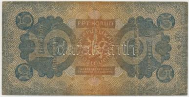 Csehszlovákia 1921. 5K T:III
Czechoslovakia 1921. 5 Korun C:F