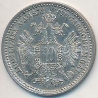 Ausztria 1872. 10kr Ag "Ferenc József" T:2  Austria 1872. 10 Kreuzer Ag "Franz Joseph" C:XF