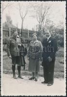 cca 1930-40 Vegyes cserkész fotók, 6db, különböző méretben és minőségben, 7x5cm, 13x8cm