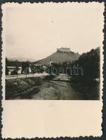cca 1930-40 Krasznahorka vára Szlovákiában,fotó, 8x6cm
