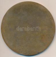 1985. "Felszabadulásunk 40. évfordulójára" egyoldalas Br érem. Szign.: BB (91mm) T:2 kis p...