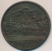 1958. Budapest / Mabéosz egyoldalas Br érem (53,5mm) T:2