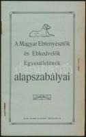 1910 A Magyar Ebtenyésztők és Ebkedvelők Egyesületének alapszabályai, pp.:16, 16x10cm