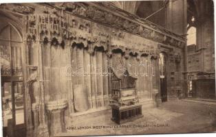 London, Westminster Abbey, Coronation Chair, interior (EK)