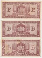 1946. 100.000BP (6x) + 1.000.000BP (2x) T:II-,III