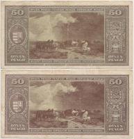 1945. 50P (4x) T:III