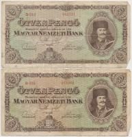 1945. 50P (4x) T:III