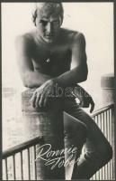 Ronnie Tober holland énekes aláírása fényképén