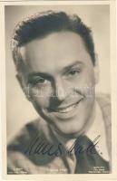 Hans Holt német filmszínész aláírása fényképén