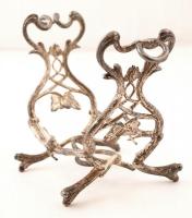 Fém kosártartó, 24×11 cm