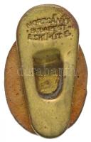 ~1930. "MORS" ciszterci zománcozott fém iskolajelvény "MORZSÁNYI BUDAPEST ESKÜ ÚT 5.&...