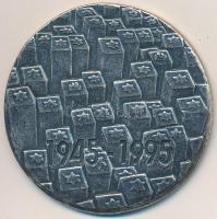 Hollandia 1995. "Westerborki tábor - Felszabadulás 50. évfordulója" fém emlékérem eredeti ...