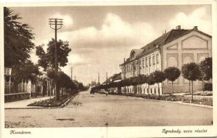 Komárom, Komárno; Igmándy utca / street (ázott / wet damage)