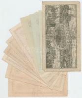 Németország / Weimari Köztársaság / Birodalmi Vasút 1923. 10db-os szükségpénz tétel, közte 2db sorsz...