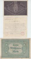 Németország / Weimari Köztársaság 1918-1923. 5db klf szükségpénz, közte Emden, Frankfurt am Main, Kö...