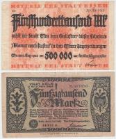 Németország / Weimari Köztársaság 1918-1923. 5db klf szükségpénz, közte Emden, Frankfurt am Main, Kö...