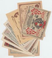 Ausztria 1920. 10db-os Heller szükségpénz tétel T:I,I-,II
Austria 1920. 10pcs of Heller necessity n...