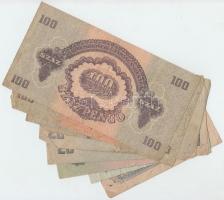 1944. 1P-100P (10x) "A Vörös Hadsereg Parancsnoksága" T:vegyes