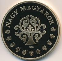 ifj. Szlávics László (1959-) 2011. "Nagy Magyarok / Szent István 1000-1038" aranyozott fém...