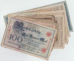 Német Birodalom 1903-1917. 20db-os vegyes bankjegy tétel T:vegyes  German Empire 1903-1917. 20pcs of banknotes C:mixed