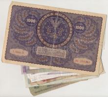 30db-os vegyes külföldi bankjegy tétel, közte Jugoszlávia, Lengyelország, Német 3. Birodalom, Románi...