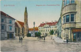 Sopron, Megyeház tér, gyógyszertár; kiadja Piri Dániel (Rb)