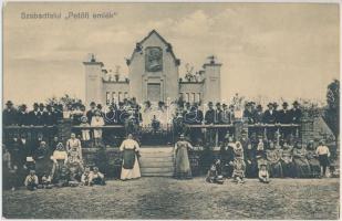 Szabadfalu (Freidorf Temesvár / Timisoara) Petőfi-emlék; kiadja Kugel Károly fényképész / monument