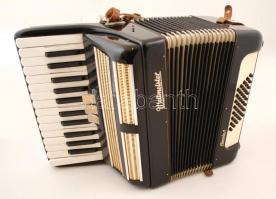 Weltmeister Senola II tangóharmonika, eredeti dobozában, működik,  33×43 cm