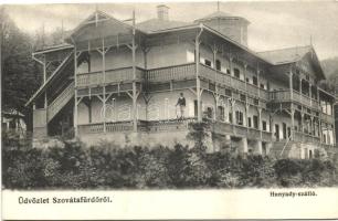 Szovátafürdő, Sovata; Hunyady-szálló, kiadja Hönig Bernát / hotel