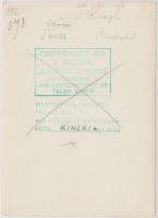 cca 1934 Kinszki Imre (1901-1945): Öt éves, aláírt, pecséttel jelzett, feliratozott vintage fotóművé...