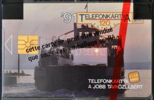 1991 "Balaton fény",  telefonkártya eredeti, bontatlan csomagolásban